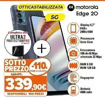 Expert Edge 20 17 cm (6.7") doppia sim android 11 5g usb tipo-c 6 gb 128 gb 4000 mah grigio offerta