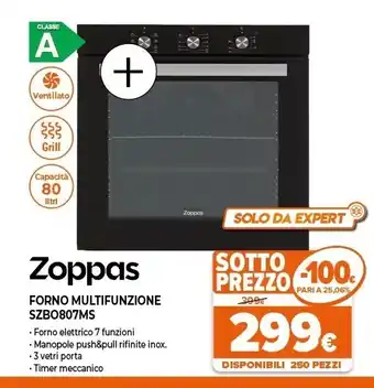 Expert Forno szbp807ms offerta