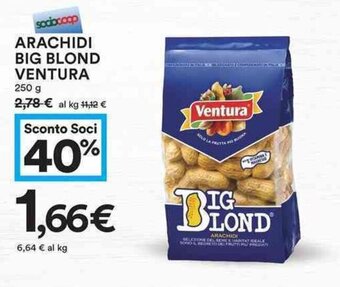Coop Arachidi Big Blond Ventura 250 g offerta