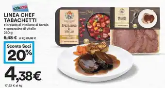 Coop Linea Chef Tabachetti 250 g offerta