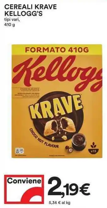 Coop Cereali Krave Kellogg's 410 g offerta