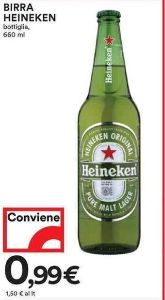 Coop Birra Heineken Bottiglia, 660 ml offerta
