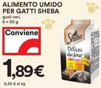 Coop Alimento Umido Per Gatti Sheba 6 x 50 g offerta