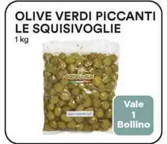 Coop Olive Verdi Piccanti Le Squisivoglie 1kg offerta