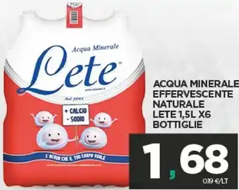 Interspar Acqua minerale effervescente naturale offerta