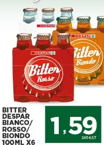 Interspar Despar - bitter biondo aperitivo analcolico 600 g(ml) offerta