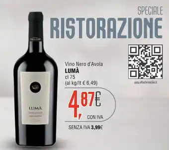 Altasfera Lumà Vino Nero d'Avola 75cl offerta
