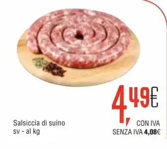 Altasfera Salsiccia di suino offerta