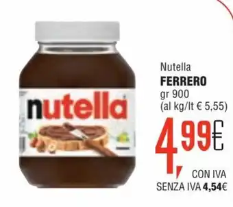 Altasfera Ferrero Nutella 900gr offerta