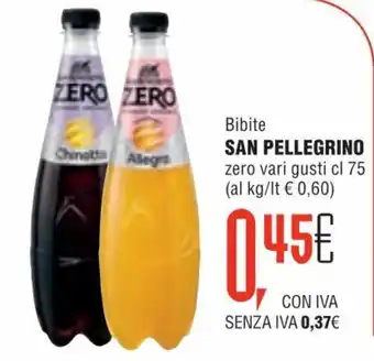 Altasfera San Pellegrino Bibite 75cl offerta