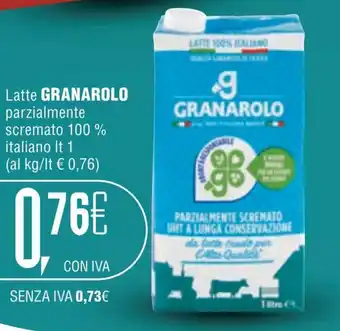 Altasfera Granarolo Latte Parzialmente Scremato 100% italiano 1lt offerta