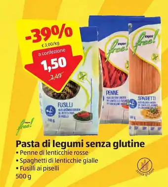 ALDI Pasta di legumi senza glutine 500g offerta