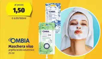 ALDI Ombia Maschera viso 25ml offerta