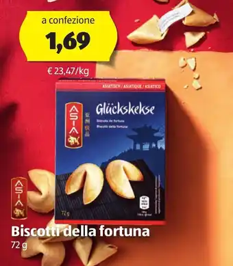 ALDI Asia Biscotti della fortuna 72g offerta
