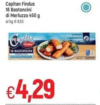 Famila Capitan Findus 18 Bastoncini di Merluzzo 450g offerta