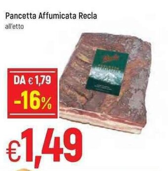 Famila Pancetta Affumicata Recla offerta