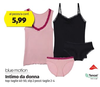 ALDI blue motion Intimo da donna offerta