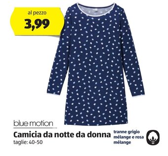 ALDI Blue Motion Camicia da notte da donna offerta