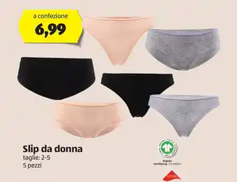 ALDI Slip da donna 5 pezzi offerta