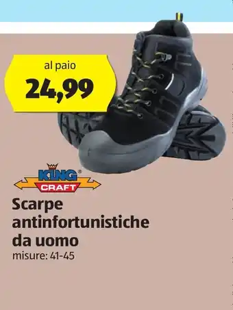 King Craft Scarpe antinfortunistiche da uomo