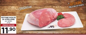Alì Supermercati Fettine Scelte di Vitellone offerta