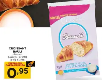Alì Supermercati Bauli Croissant 6 pezzi 240gr offerta