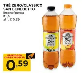 San Benedetto Thè Zero/Classico 1,5lt