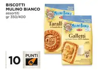 Alì Supermercati Mulino Bianco Biscotti 350/400gr offerta