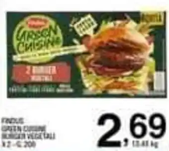 Findus Green Cuisine Burger Vegetali x 2 200gr