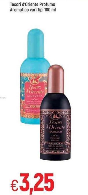 Famila Tesori d'Oriente Profumo Aromatico vari tipi 100 ml offerta