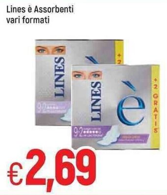 Famila Lines è Assorbenti vari formati offerta