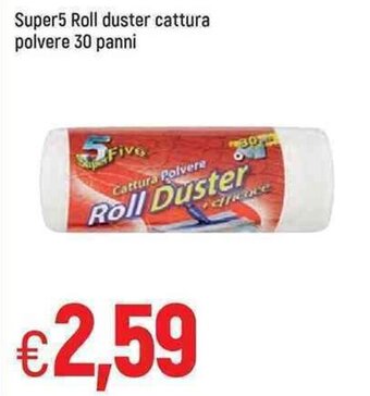 Famila Super5 Roll duster Cattura Polvere 30 Panni offerta