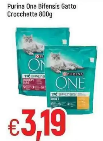Famila Purina One Bifensis Gatto Crocchette 800g offerta