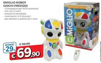 Famila Emiglio Robot Giochi Preziosi offerta