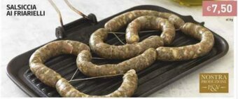 Prezzemolo e Vitale Salsiccia Ai Friarielli offerta