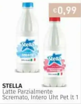 Prezzemolo e Vitale Stella Latte Parzialmente Scremato, Intero Uht Pet 1lt offerta