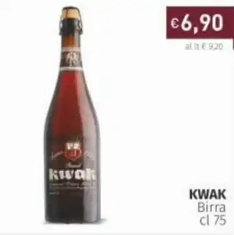 Prezzemolo e Vitale Kwak Birra 75cl offerta