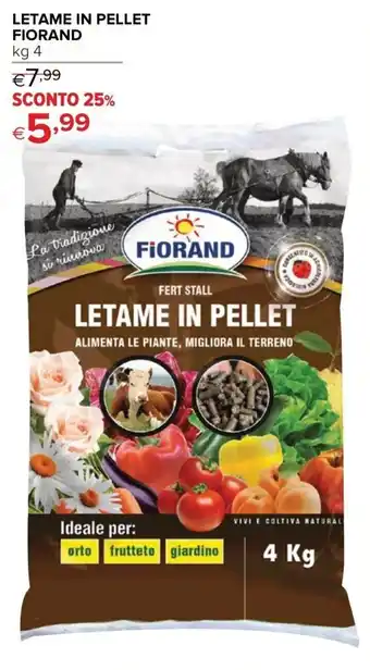 Fiorand Letame in Pellet 4kg