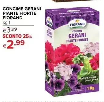 Fiorand Concime Gerani Piante Fiorite 1kg