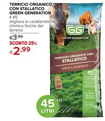 Green Generation Terricio Organico con Stallatico 45lt