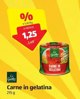 ALDI Le Gusto Carne in gelatina 215g offerta