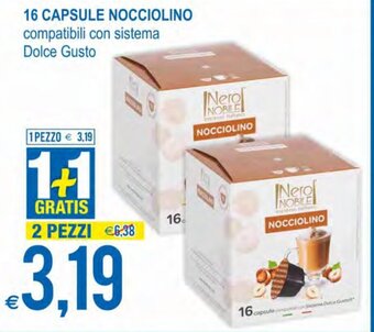 16 Capsule Nocciolino Compatibili Con Sistema Dolce Gusto