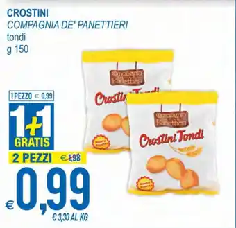 MD Discount Compagnia dei panettieri Crostini Tondi offerta
