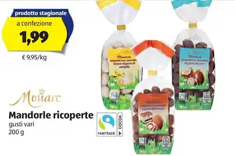 ALDI Monarc Mandorle ricoperte gusti vari 200g offerta
