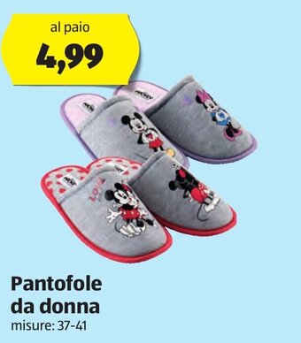 ALDI Pantofole da donna offerta