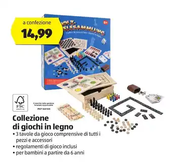 ALDI Collezione di giochi in legno offerta
