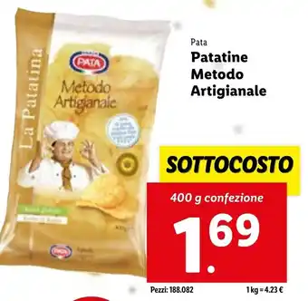 Lidl Pata Patatine Metodo Artigianale 400g offerta