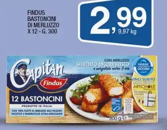 Sigma Findus Bastoncini di Merluzzo x 12 300g offerta