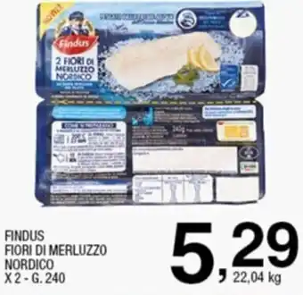 Sigma Findus Fiori di Merluzzo Nordico x 2 240g offerta
