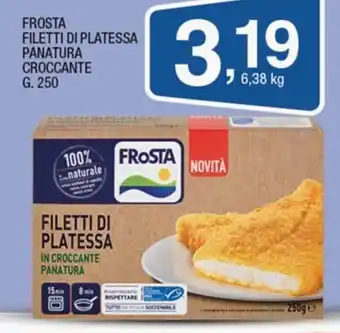 Sigma Frosta Filetti di Platessa Panatura Croccante 250g offerta